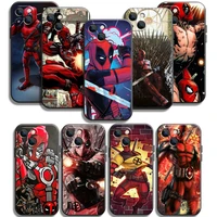 marvel wade winston wilson phone cases for iphone 7 8 se2020 7 8 plus 6 6s 6 6s plus x xr xs max carcasa coque soft tpu