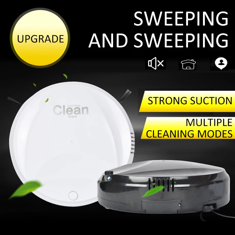 

Automatic Vacuum Cleaner Lazy Multi-Function Sweeper Household Cleaner Floor Edge Dust Clean Suction Automatic Machine Appliance