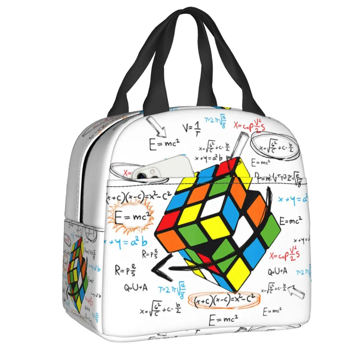 Insulated Lunch Box For Women Student School Work Picnic Food Tote Bags