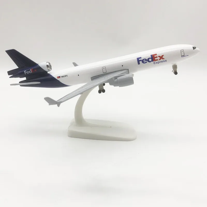20 см сплав металла Air Fedex Express Airlines MD MD-11 литая под давлением модель самолета