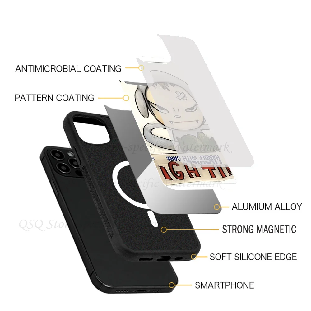 1 шт. магнитный чехол для IPhone 15 14 13 Pro Max 11 12 Mini Alex