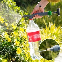 sprayer high pressure air pump manual adjustable drink bottle spray head nozzle garden watering tool sprayer agriculture tools