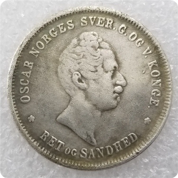 

Коллекционные золотые и серебряные монеты Норвегии 1850 года