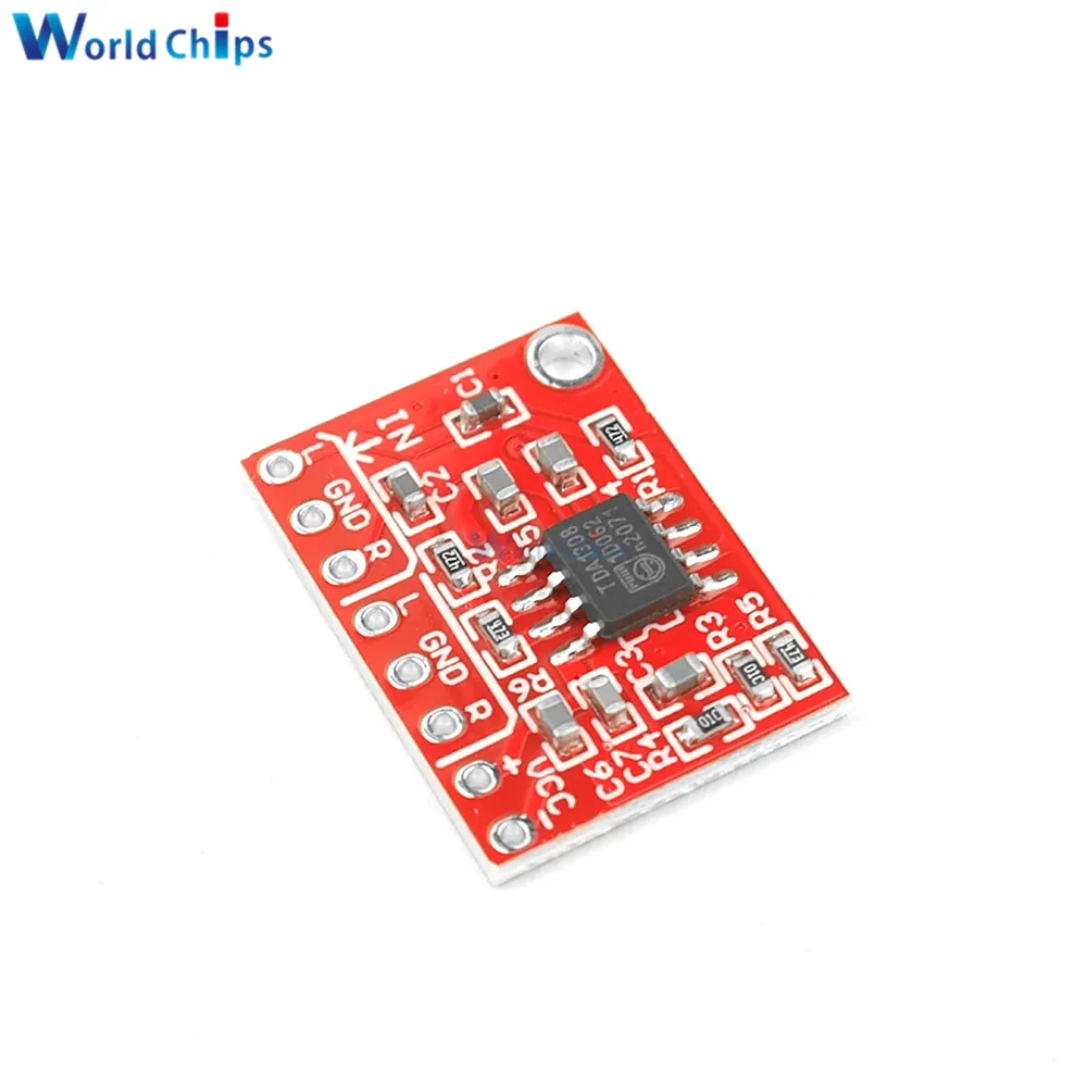 Плата Усилителя Мощности, Mini TDA1308, Для Наушников, 3-6 В.
