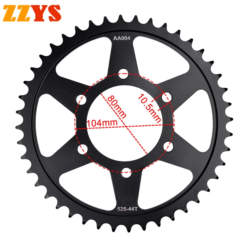 1 шт. 525 39T 41T 42T 43T 44T Задняя звездочка зубчатая колесная камера для Kawasaki ZX-10R ZX10R ZX 10R