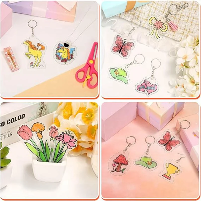 Набор брелоков для ключей 161 кольцо с цепочкой запуска креативный дырокол детей