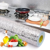multi kitchen oil proof sticker self adhesive wallpaper waterproof anti fouling aluminum foil stove cabinet drawer sticker