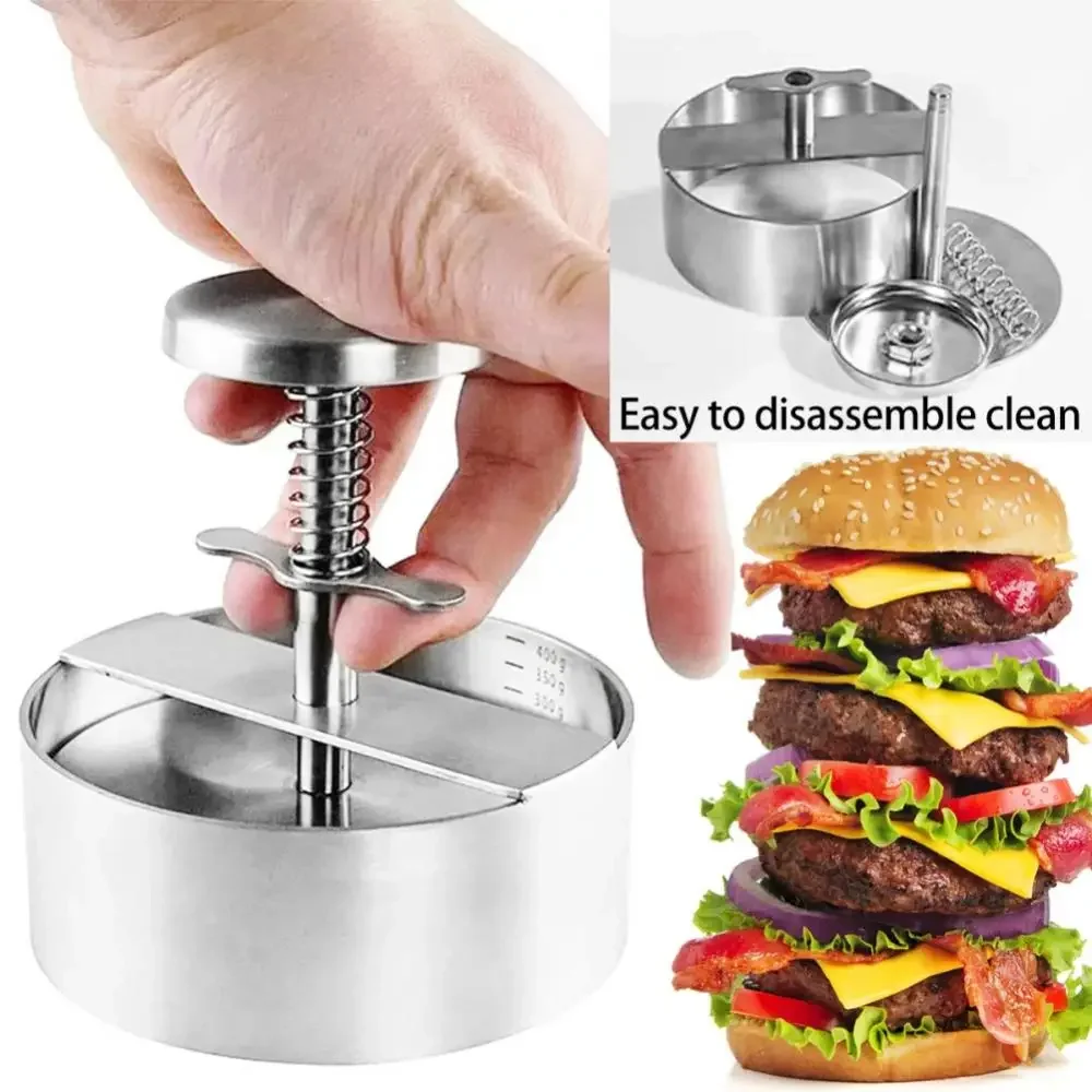 

Steel Hamburger Meat Press Maker Household Non Stick Hamburger Machine Pie Machine For Make Meat Patties Thin Burger