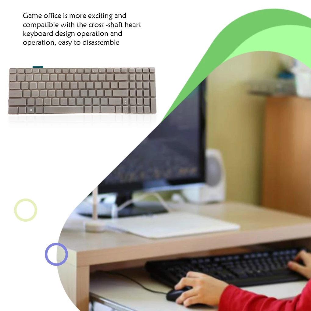 

Сменная Клавиатура для ноутбука без рамки ABS Модифицированная модернизация Съемная высокая прозрачность клавиатура аксессуары подсветка