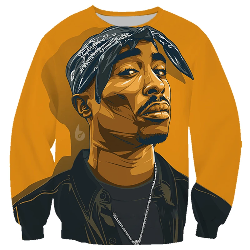

Мужская толстовка CLOOCL Rapper Amaru Shakur 2pac Tupac с 3D-принтом персонажа, модная уличная одежда с длинным рукавом, повседневный Топ, Прямая поставка