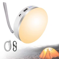 led tent light rechargeable camping lantern with hook magnetic portable emergency light flashlight outdoor work repair fishing