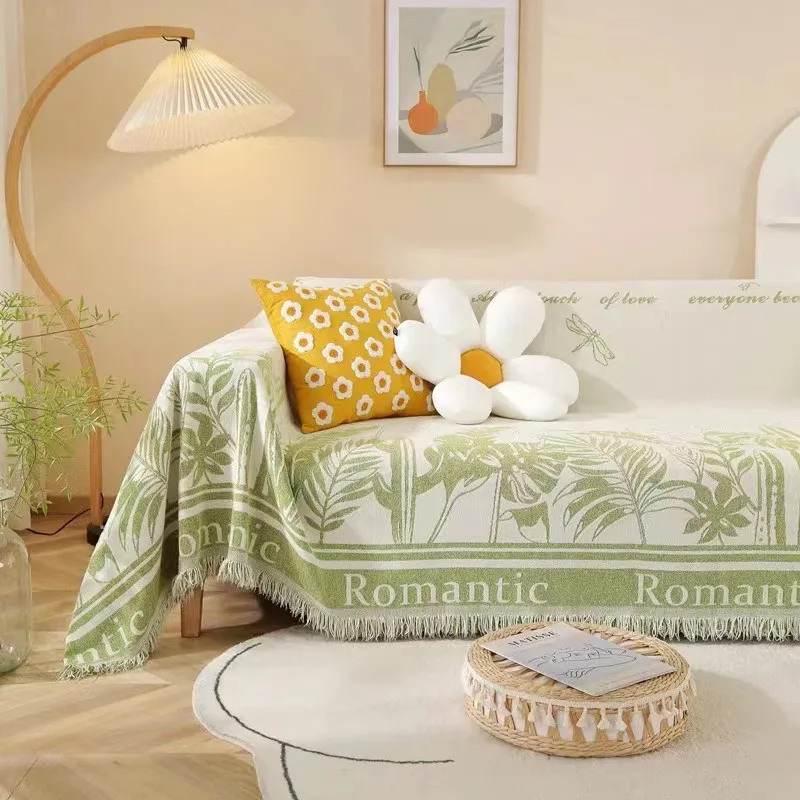 

Скандинавский стиль, искусственное покрывало для дивана, полноразмерная подушка для дивана, двустороннее синельное покрывало для дивана с защитой от царапин, Детское покрывало для дивана