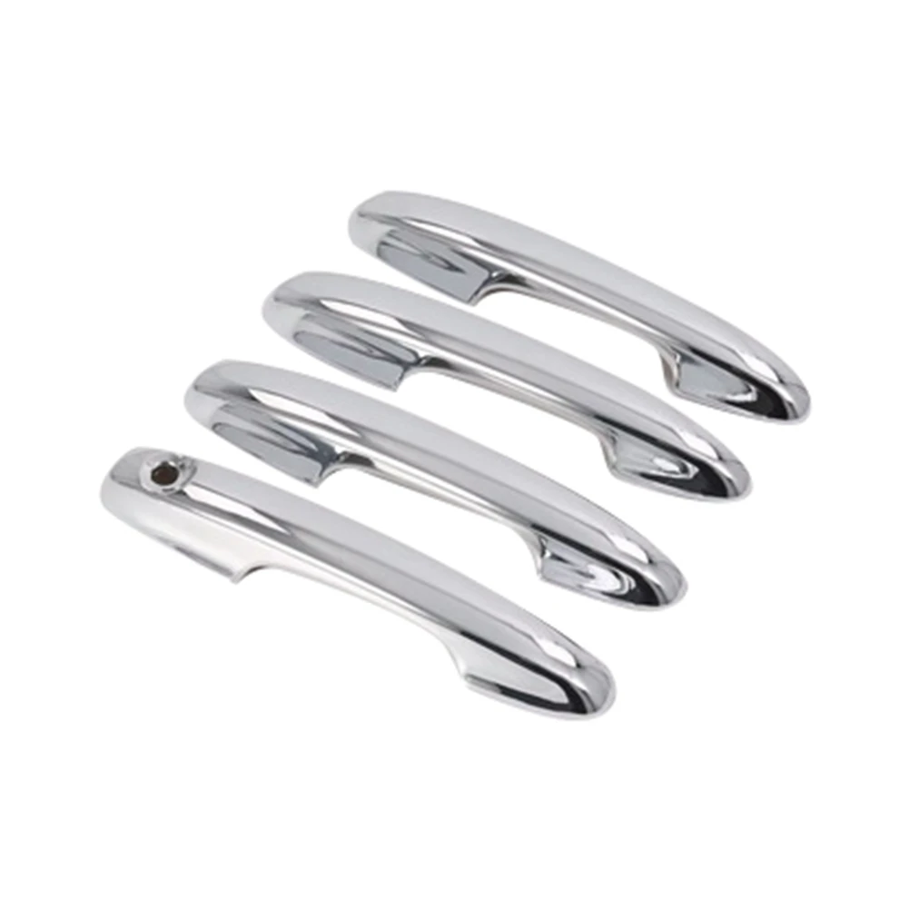 

4Pcs Chrome Silver Side Door Handle Cover Trim for Ford Focus 19-22