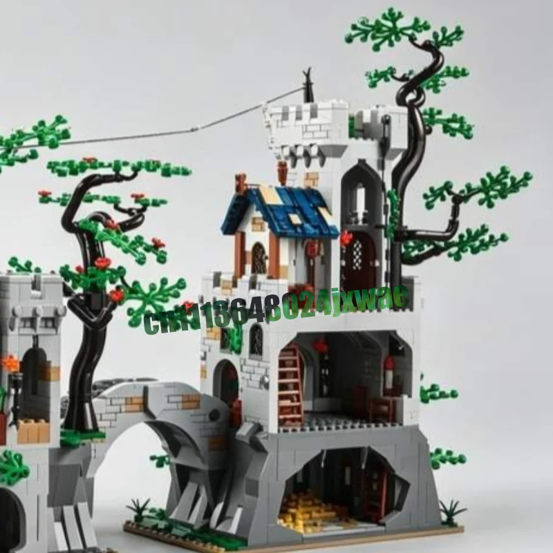 3396 деталей: Средневековый замок-крепость «Лесная укрепленность» (MOC-модель), конструктор-головоломка, архитектурная модель для самостоятельной сборки, развивающая игрушка-конструктор, подарок (art.: 3920dc19c97ec) - 3920dc19c97ec