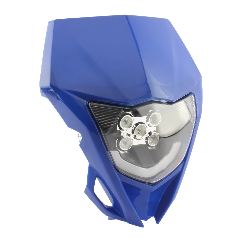 Фото Аксессуары для фар для мотокросса Yamaha, аксессуары для WR250F WR450F YZ250F YZ450F WR YZ 250F 450F, светодиодные фары для мотоцикла, дальний ближний свет №3