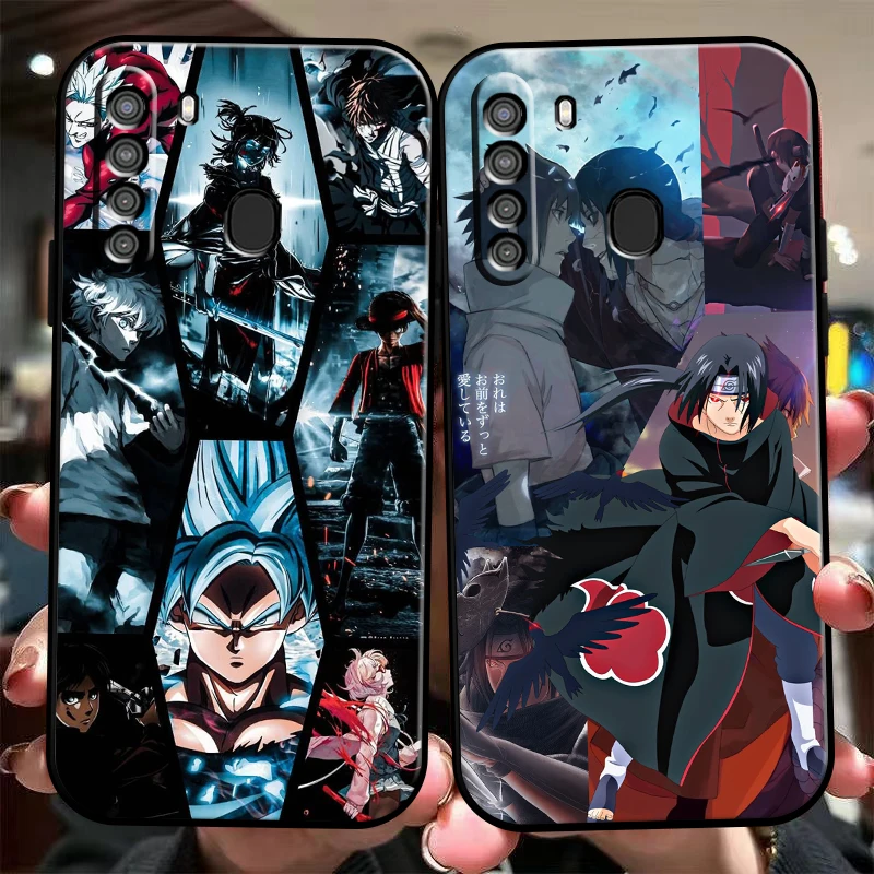 

Anime Cartoon NARUTO Phone Case For Samsung Galaxy A32 4G 5G A51 4G 5G A71 4G 5G A72 4G 5G Silicone Cover Liquid Silicon Soft
