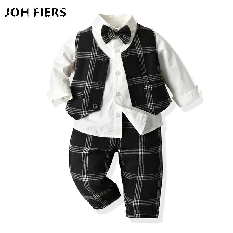 

3 предмета, детский джентльменский костюм с бабочкой для мальчиков