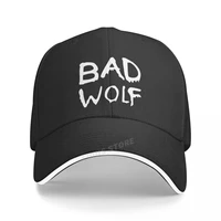 bad wolf letter print baseball cap summer men outdoor sports hat high quality casual for men women trucker hats