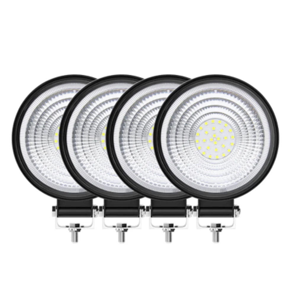 

Car LED spotlight 4 inch 84W work light round car LED spotlight modified front bumper 24V truck headlight