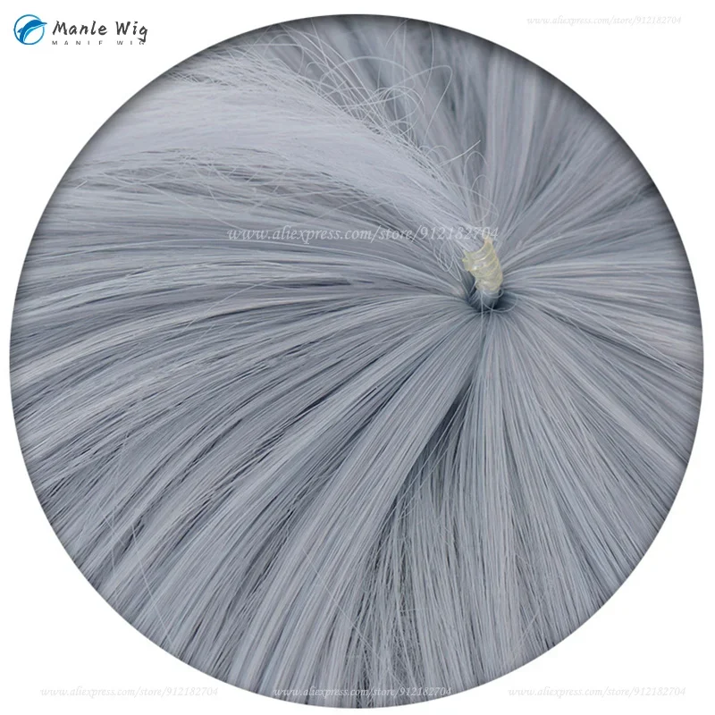 Аниме Серебряный Парик Для Косплея Короткие Серые Парики Термостойкие