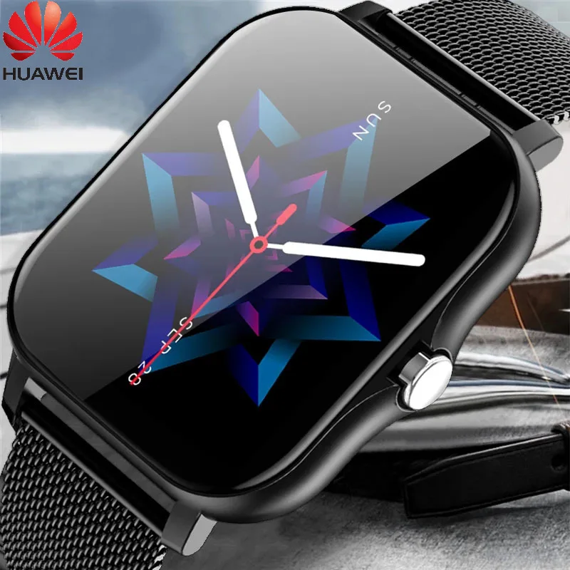 

Huawei Smart Watch Men Bluetooth Call Music Control Heart Rate Monitor Activity fitness Smartwatch Women For Android IOS