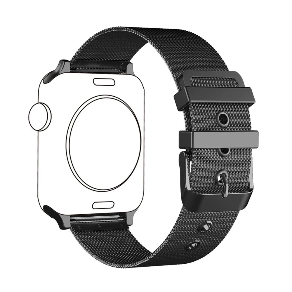 Ремешок для Apple watch band 44 мм 40 42 38 41 45 металлический браслет из нержавеющей стали