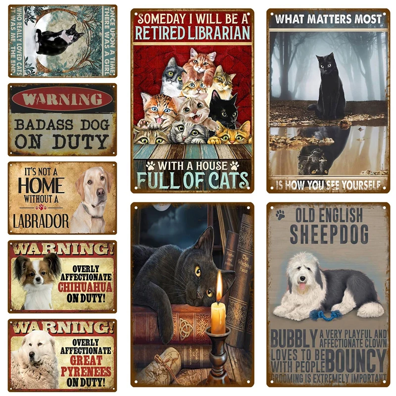 Beagle Plaque Metal Sign Vintage For Door Tin Sign Home Interior Paintings Mancave Wall Posters Room Decoration Decor Art Plates