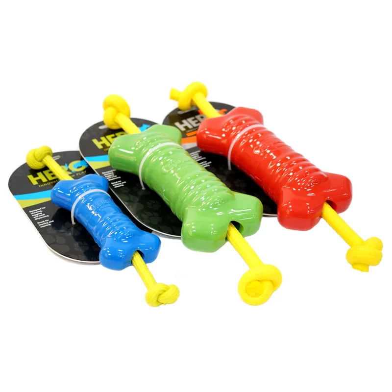 

CAITEC Dog Toys Rope Tube Soft Durable Floatable Interactive for Chewing and Tugging Bite Resistant Best for Small to Medium Dog