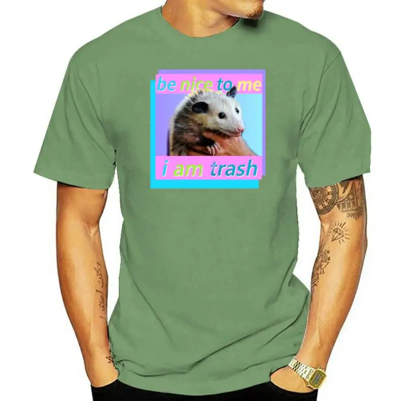 

Opossum Be nice со мной, я мусорная рубашка