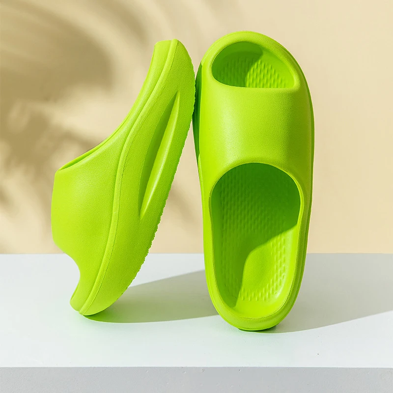 Casual Home Slippers Women Fashion Summer Beach Slides Outdoor Sandals Shoes Non-slip EVA Soft Thick Sole Unisex Indoor Slippers