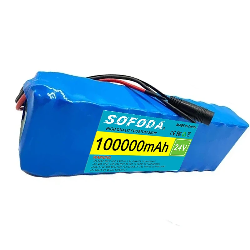 Фото Аккумуляторный блок 18650, 7S3P, 29,4 В, 100 Ач, с BMS, подходит для двигателей 24–29,4 В + зарядное устройство 2 А №5