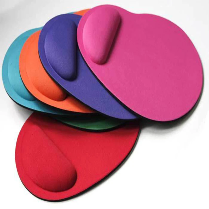 

1 шт. цветной коврик для мыши, ПК, портативный утолщенный офисный коврик для мыши с поддержкой запястья и запястья