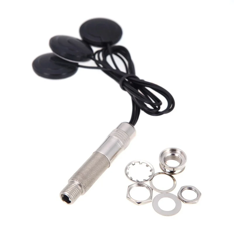 

Piezo Contact Pickup Pick-up 3 Transducers Guitar Pickup for Guitar Violin Banjo Mandolin Ukulele for Musical Instrument