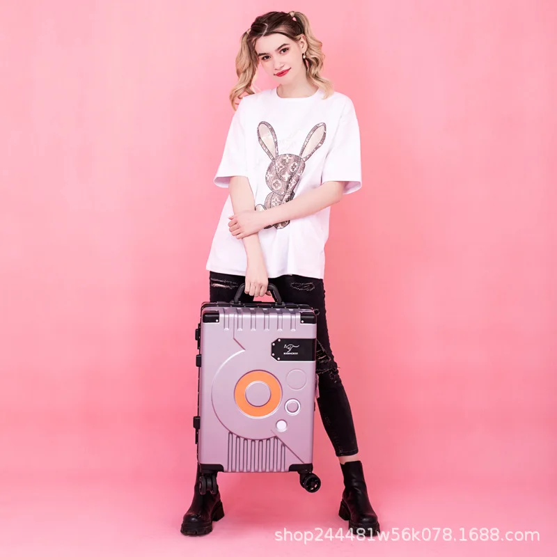 Trolley Case Universal Wheel Suitcase Suitcase Small Male Female Student Suitcase 20Inch Password Registration Box Suitcases