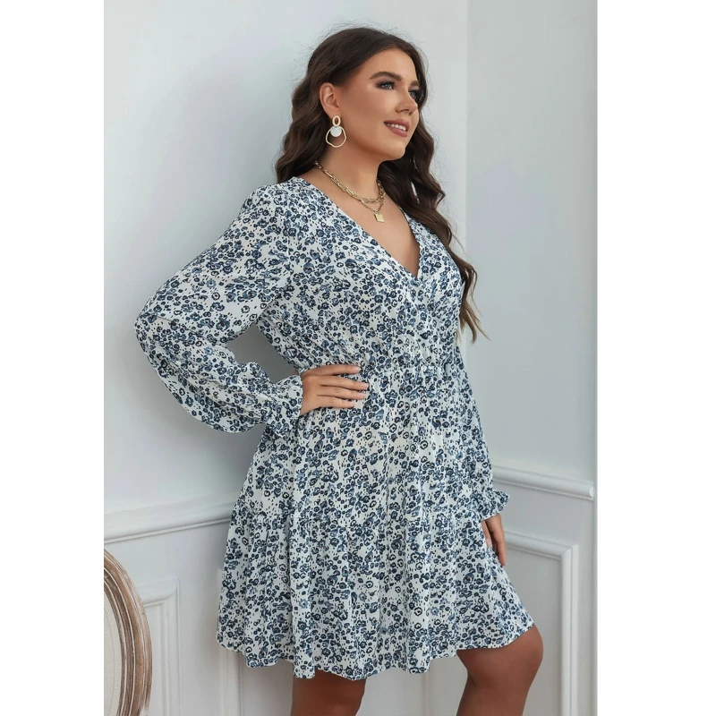 

New style Elegant Floral Print Wedding Bridemaid Long Dress Women Bohemian Style Dress Party Evening Prom Floral Print Lady