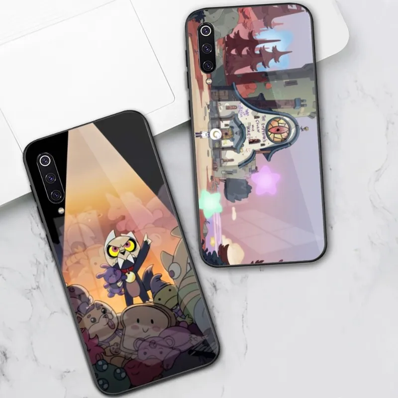 

Чехол для телефона с изображением совы для Xiaomi 13, 12, 11T, 10, 9 Lite, Redmi Note 11, 10, 10S Pro, 9, 9A, 8, стеклянный чехол из поликарбоната, чехол