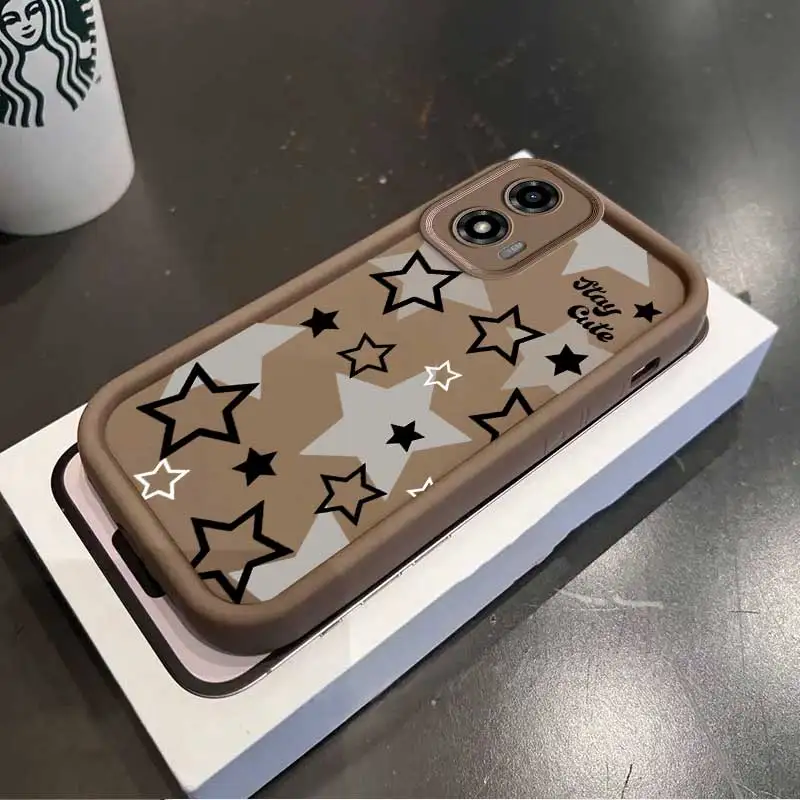 Чехол для телефона Motorola Moto G04S с изображением пентаграммы неба глаз лестницы