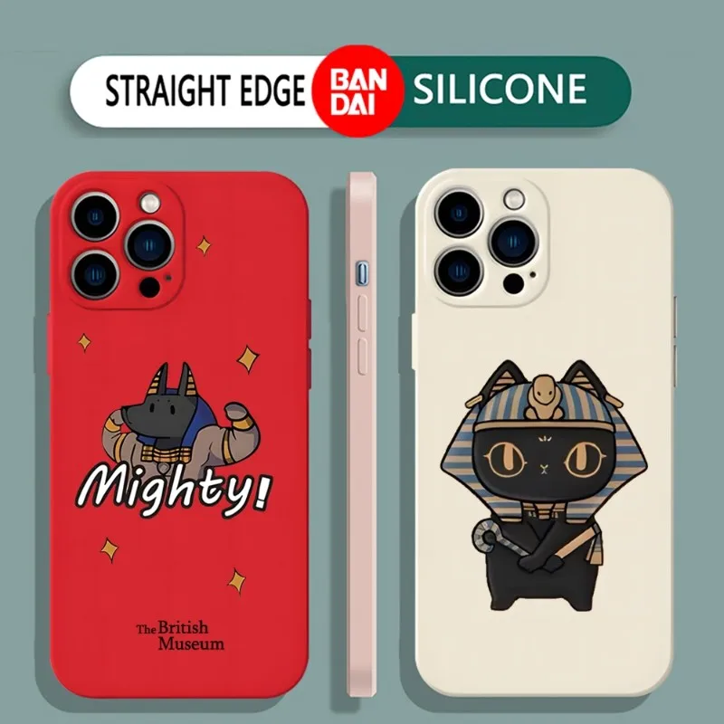 Чехол для телефона Британского музея iPhone 14 13 11 12 Pro MAX Mini 6 6S 7 8 Plus X XR XS SE 2020 5 мягкий