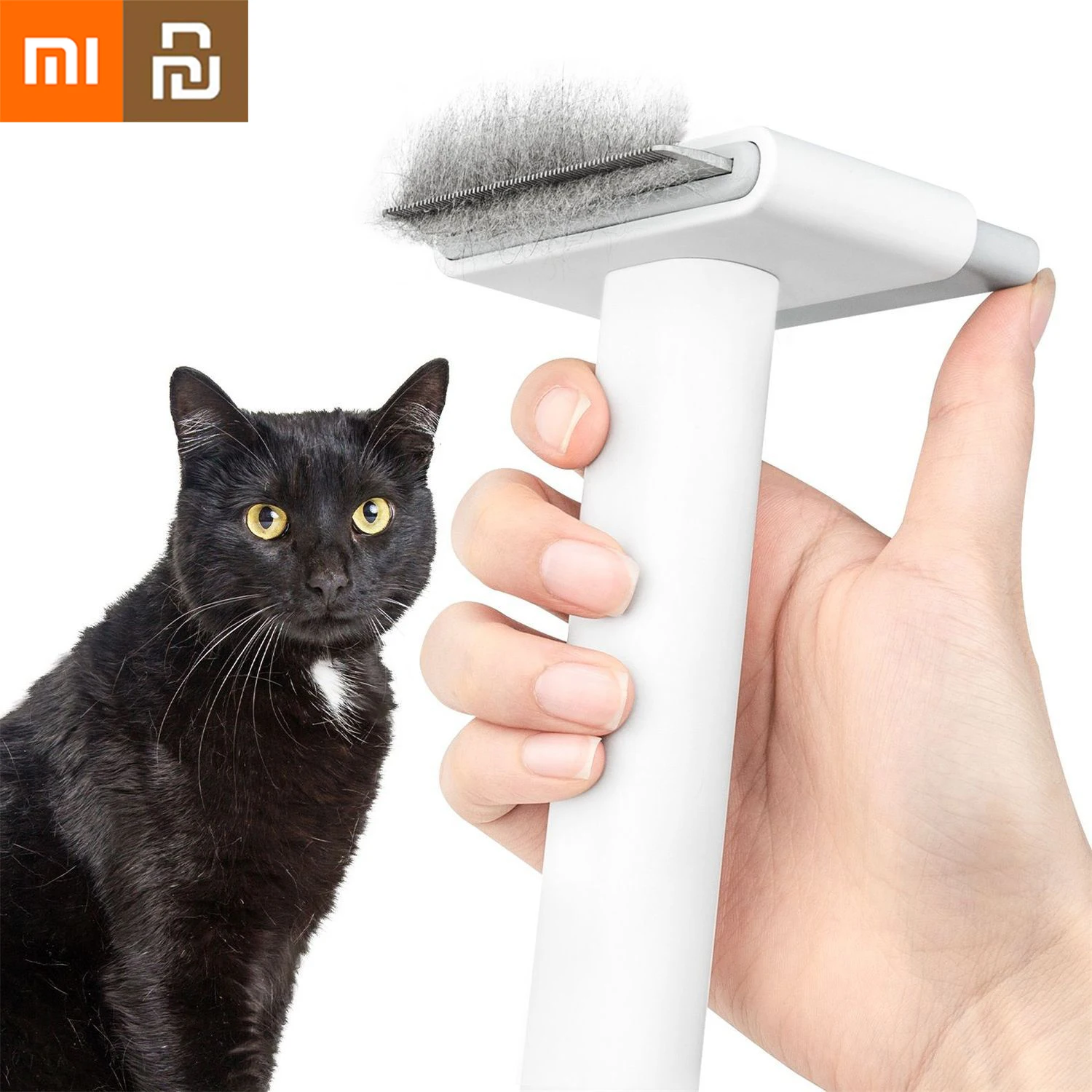 

Расческа Xiaomi Youpin для удаления шерсти домашних животных, массажная портативная V-образная Чистка домашних питомцев, собак, кошек