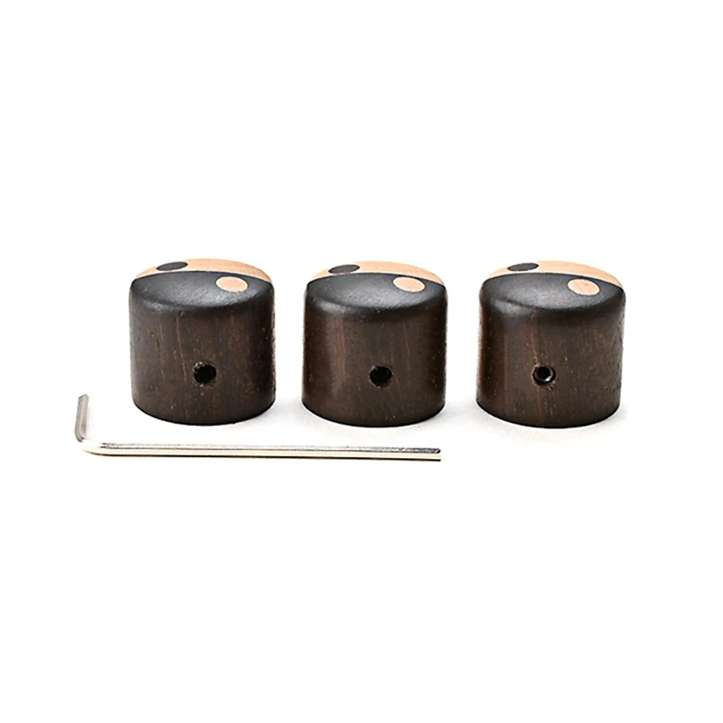 

3Pcs Guitar Control Knob Guitar Volume Control Knob Tone Control Knob Set For Electric Guitar Parts