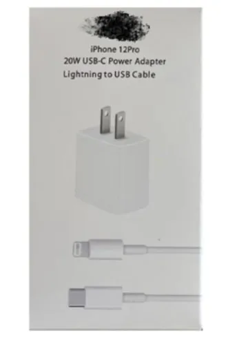 

20W USB-C Power Adapter PD 3.0 Wall Charger w/ Cable Compatible with iPhone 12/12 Mini/12 Pro Max/11/ iPad 20w 20w