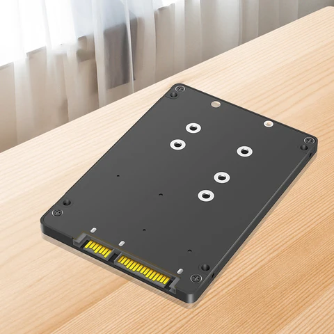 Двойной адаптер B+M Key M.2 NGFF SSD на 2,5 SATA III Адаптер M2 NGFF на SATA Карта HDD Дисковод Корпус SSD Корпус с корпусом