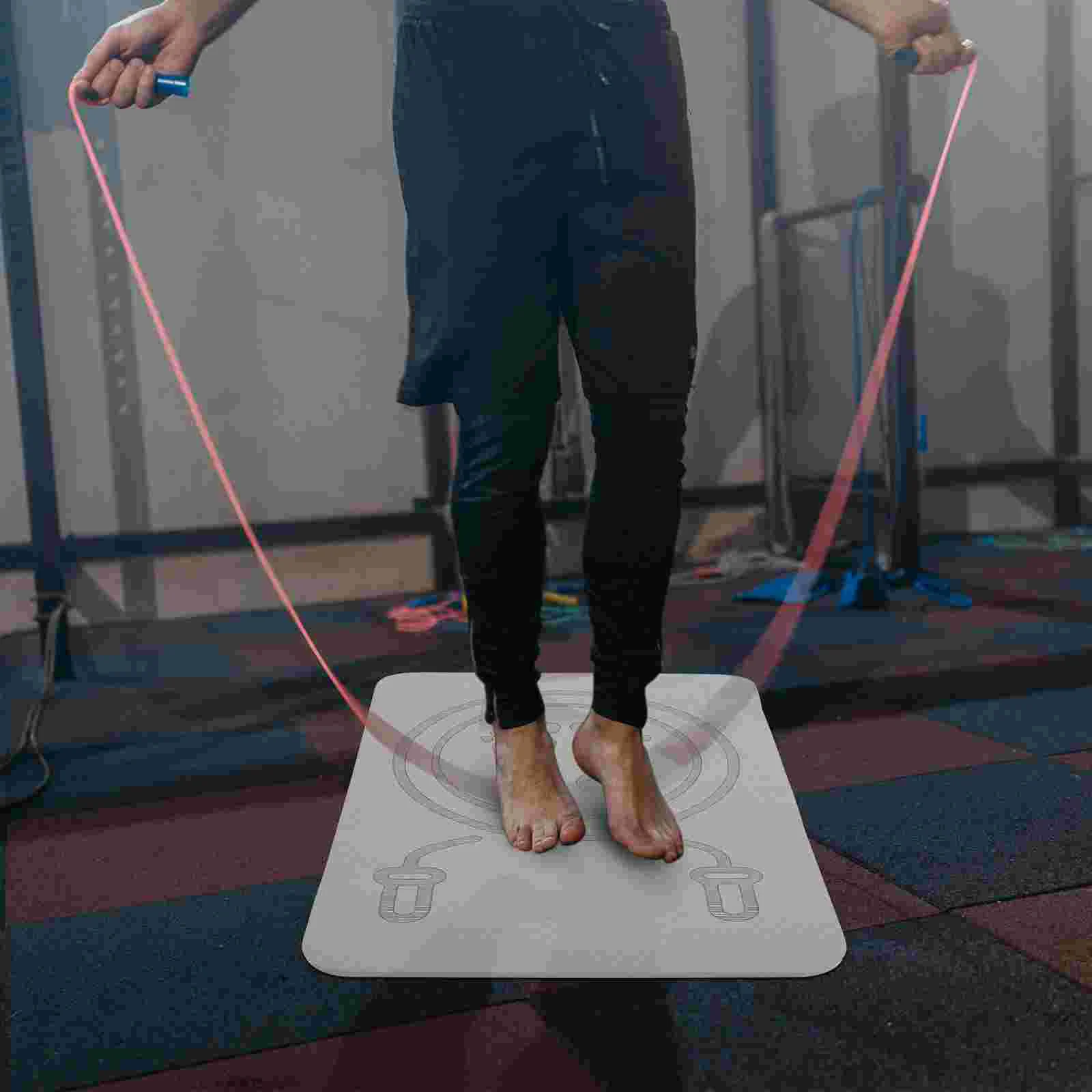 Коврик для прыжков со скакалкой ковер коврики упражнений пола нескользящие