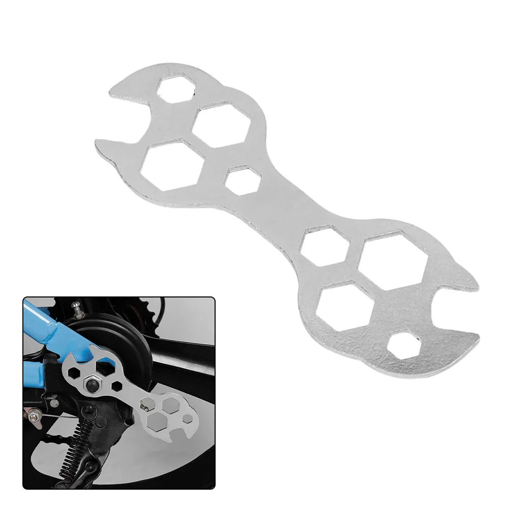 Многофункциональный велосипедный портативный гаечный ключ 10 в 1 8-17 мм