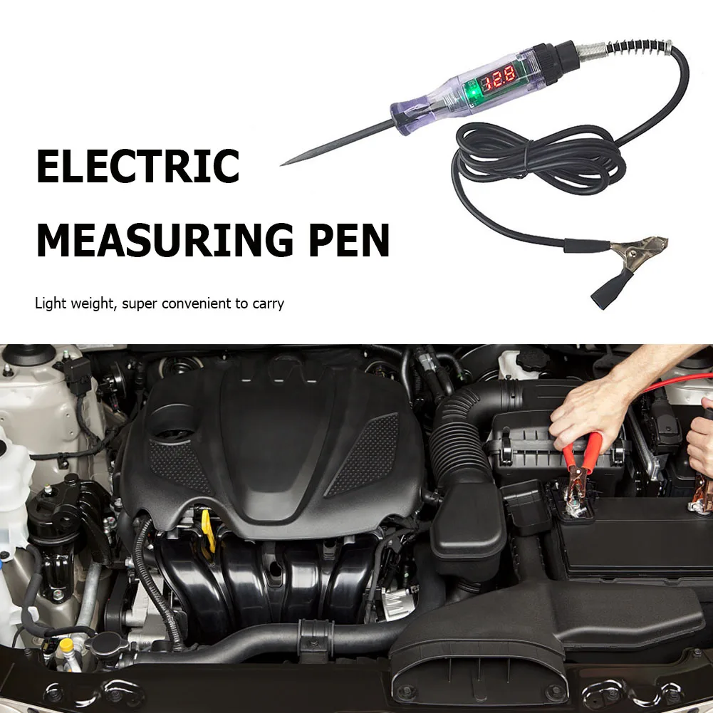 

Repair Circuit Induction Test Pen Digital Display Auto Circuit Maintenance Test Pen Automobile Diagnostic Tool Accessories
