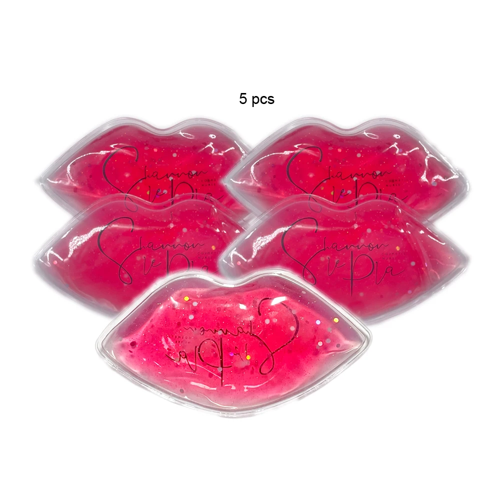 Гелевые пакеты для губ гибкая охлаждающая подкладка холодного компресса румян