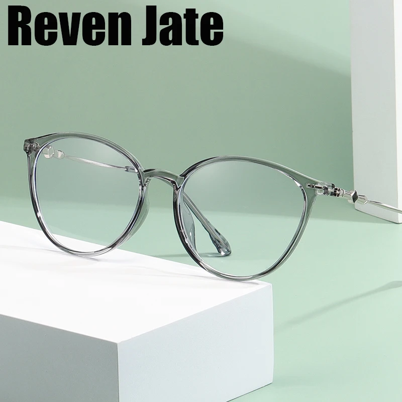 

Reven Jate 81257 Eyeglasses Optical Spectacles Glasses Frame for Women Eyewear with 6 Colors Free Assembly with Rx Lenses