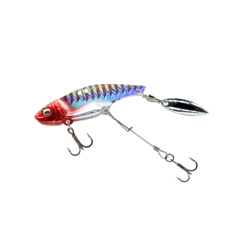 

ZWICKE 15g/55mm 11g/50mm VIB Metal Bait Ultra Long Range Lure Spinner Sinking Rotating Spoon Pin Crankbait Hook Fishing Tackle