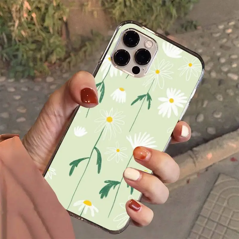 Фото Fable цветочный чехол для телефона Iphone 7 8 Plus X Xr Xs 11 12 13 Se2020 Mini Mobile Iphones 14 Pro Max Case №4