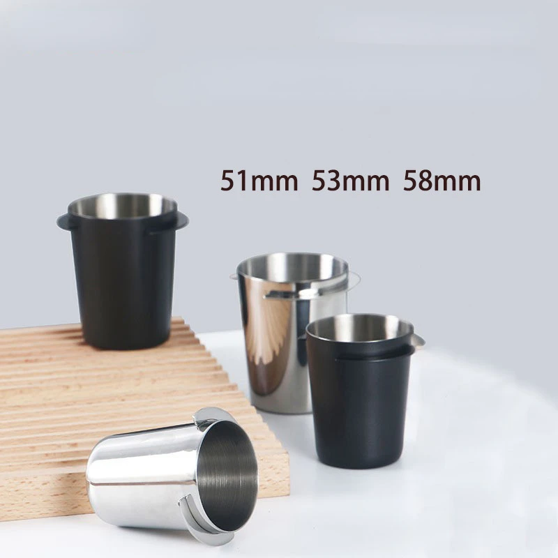 

Coffee Dosing Cup Sniffing Mug For Espresso Machine Wear Resistant Stainless Steel Coffee Dosing Cup Coffee Pots Coffeeware